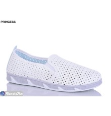 Сліпони жіночі на літо (8 пар р.37-41) білий  "DIANA"