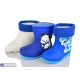 Дитячі чоботи гумові на весну/осінь (6 пар р.20-25) синій  "LINKA"