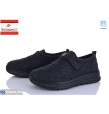 Кросівки жіночі на весну/осінь (8 пар р.37-42) чорний  "Saimaoji"