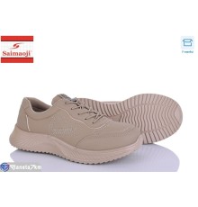 Кросівки жіночі на весну/осінь (8 пар р.36-41) коричневий  "Saimaoji"