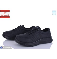 Кросівки жіночі на весну/осінь (8 пар р.36-41) чорний  "Saimaoji"