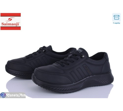 Кросівки жіночі на весну/осінь (8 пар р.36-41) чорний  "Saimaoji"