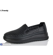 Туфлі жіночі на літо (8 пар р.36-41) чорний  "Trendy"