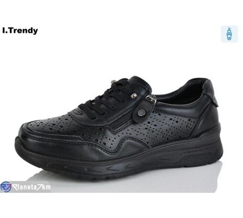 Туфлі жіночі на літо (8 пар р.36-41) чорний  "Trendy"