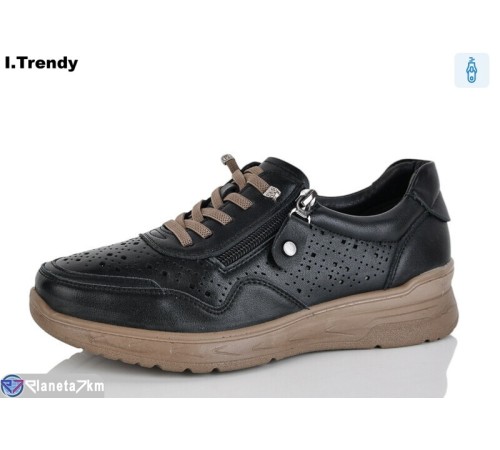 Туфлі жіночі на літо (8 пар р.36-41) чорний  "Trendy"