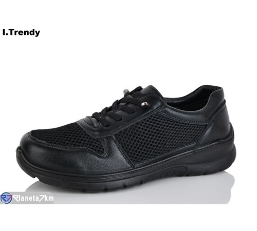 Туфлі жіночі на літо (8 пар р.36-41) чорний  "Trendy"