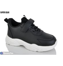 Дитячі кросівки на весну/осінь (6 пар р.32-37) чорний  "Super Gear"