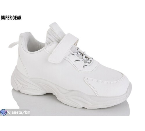 Дитячі кросівки на весну/осінь (6 пар р.32-37) білий  "Super Gear"