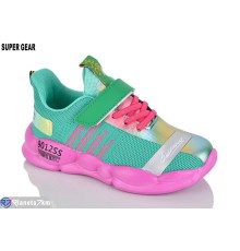 Дитячі кросівки на весну/осінь (6 пар р.31-36) зелений  "Super Gear"