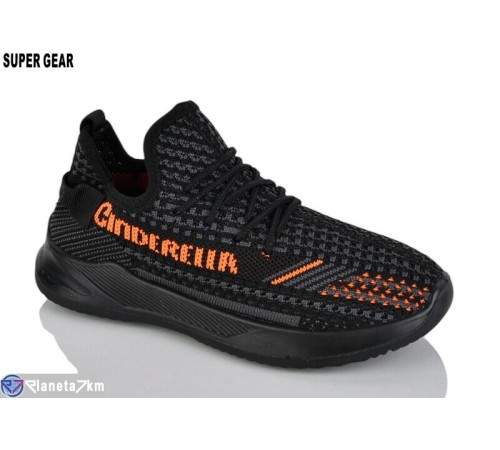 Дитячі кросівки на літо (12 пар р.31-36) чорний  "Super Gear"