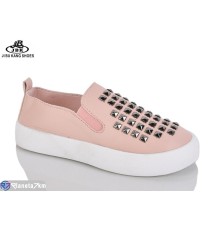 Сліпони дитячі на весну/осінь (6 пар р.32-37) рожевий  "Jibukang"