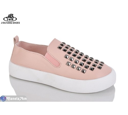 Сліпони дитячі на весну/осінь (6 пар р.32-37) рожевий  "Jibukang"