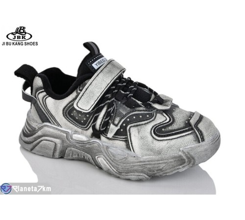 Дитячі кросівки на весну/осінь (6 пар р.32-37) сірий  "Jibukang"