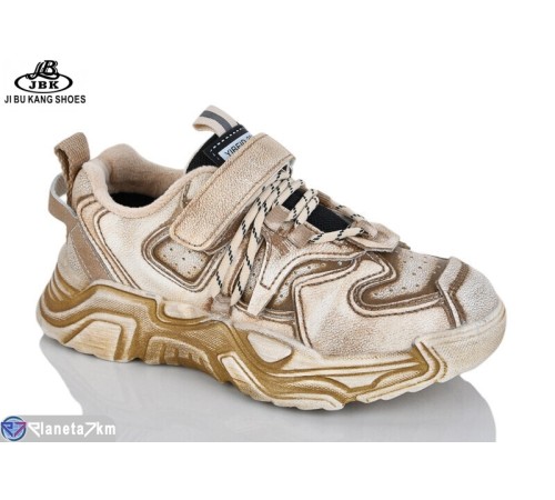 Дитячі кросівки на весну/осінь (6 пар р.32-37) бежевий  "Jibukang"