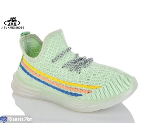 Дитячі кросівки на літо (12 пар р.32-37) зелений  "Jibukang"
