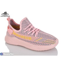 Дитячі кросівки на літо (12 пар р.31-36) рожевий  "Jibukang"