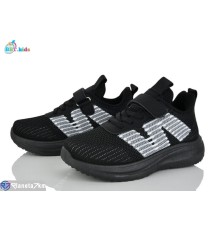 Дитячі кросівки на весну/осінь (8 пар р.32-37) чорний  "BBT"