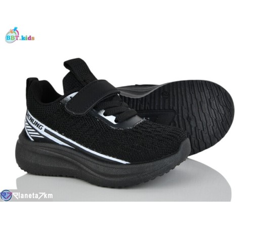 Дитячі кросівки на весну/осінь (8 пар р.21-26) чорний  "BBT"