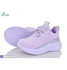 Дитячі кросівки на весну/осінь (8 пар р.21-26) фіолетовий  "BBT"