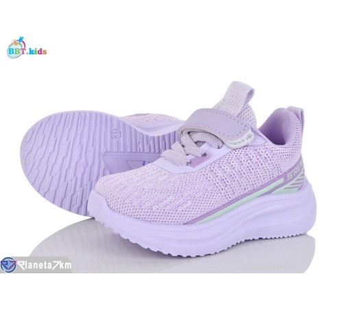 Дитячі кросівки на весну/осінь (8 пар р.21-26) фіолетовий  "BBT"
