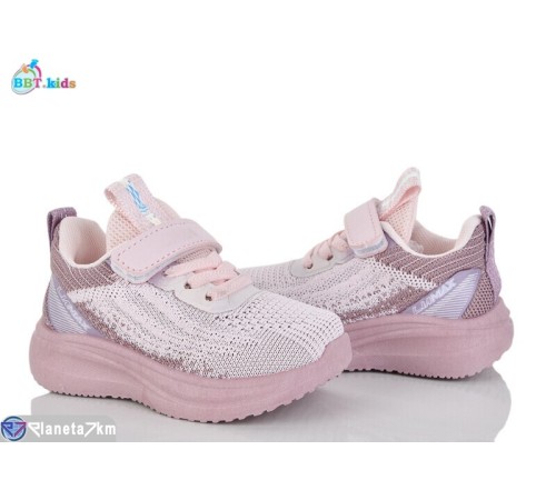 Дитячі кросівки на весну/осінь (8 пар р.21-26) рожевий  "BBT"