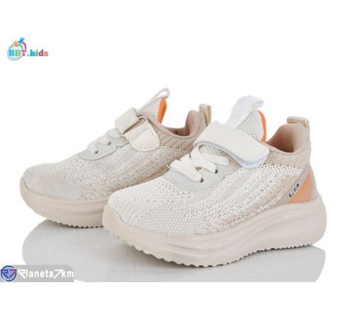 Дитячі кросівки на весну/осінь (8 пар р.21-26) бежевий  "BBT"