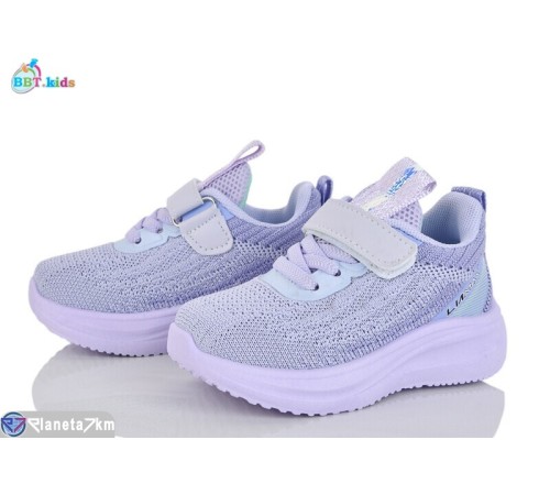 Дитячі кросівки на весну/осінь (8 пар р.21-26) фіолетовий  "BBT"