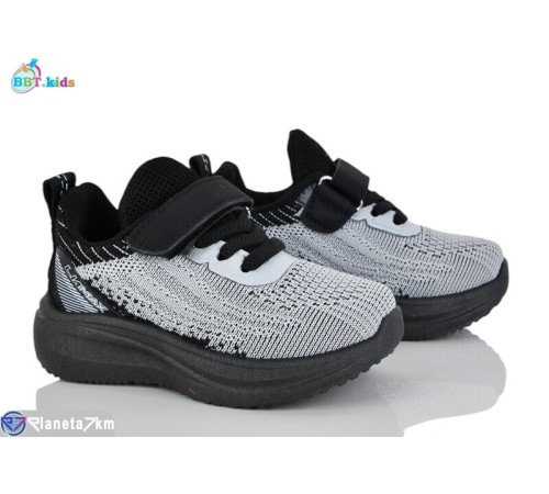 Дитячі кросівки на весну/осінь (8 пар р.21-26) сірий  "BBT"
