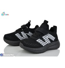 Дитячі кросівки на весну/осінь (8 пар р.21-26) чорний  "BBT"