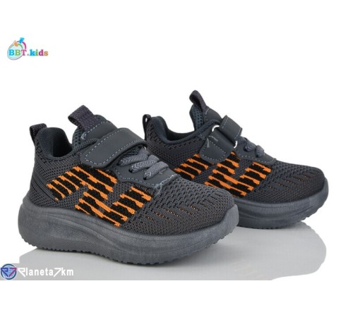 Дитячі кросівки на весну/осінь (8 пар р.21-26) сірий  "BBT"