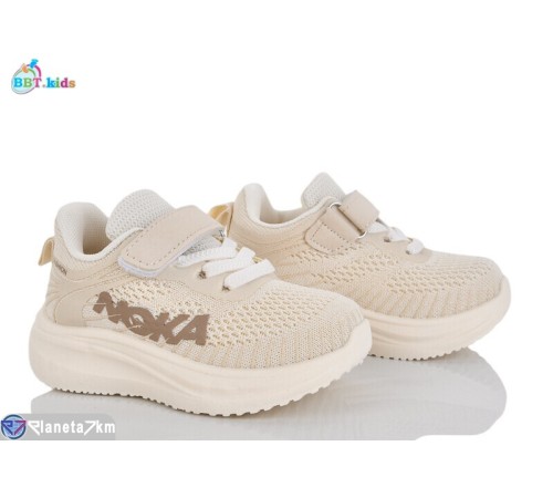 Дитячі кросівки на весну/осінь (8 пар р.21-26) бежевий  "BBT"