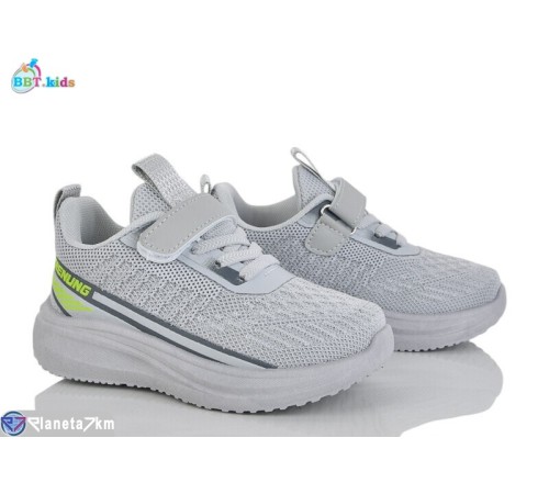 Дитячі кросівки на весну/осінь (8 пар р.26-31) сірий  "BBT"