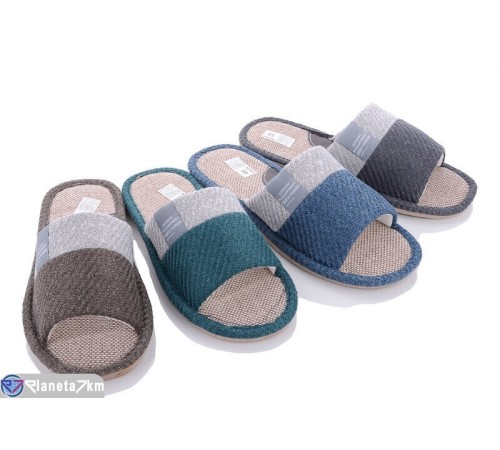 Тапки чоловічі на весну/осінь (12 пар р.41-46) мікс  "Lexi"