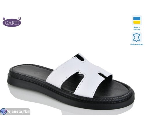Шлепки жіночі на літо (6 пар р.36-40) білий  "Garti"