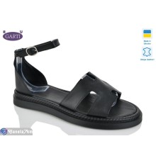 Босоніжки жіночі на літо (6 пар р.36-40) чорний  "Garti"