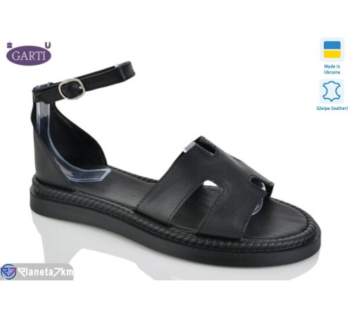 Босоніжки жіночі на літо (6 пар р.36-40) чорний  "Garti"