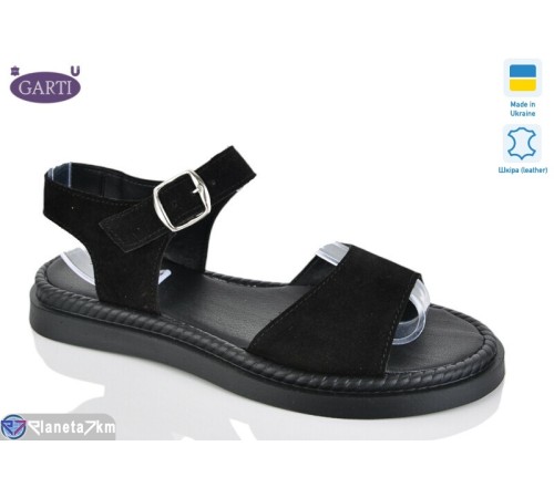 Босоніжки жіночі на літо (6 пар р.36-40) чорний  "Garti"