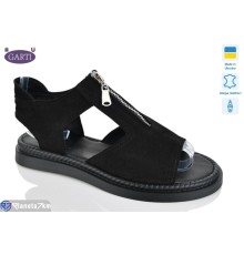 Босоніжки жіночі на літо (6 пар р.36-40) чорний  "Garti"