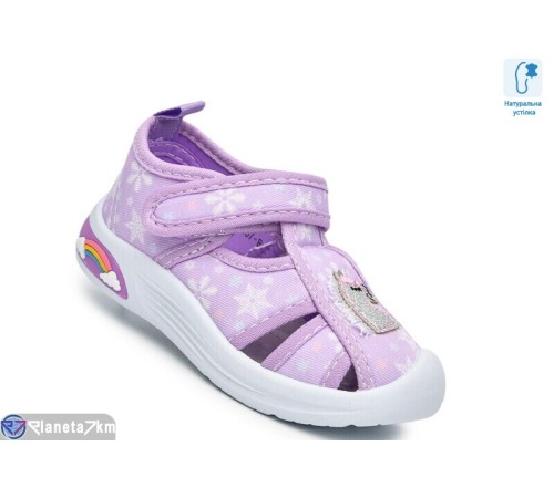 Дитячі босоніжки (12 пар р.22-27) фіолетовий  "TOMMY"