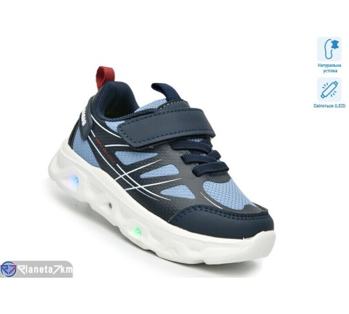 Дитячі кросівки (8 пар р.21-26) синій  "TOMMY"