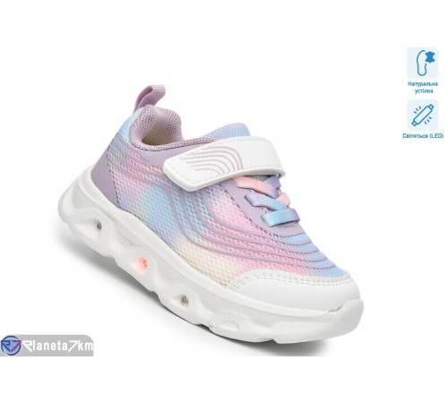 Дитячі кросівки (8 пар р.21-26) фіолетовий  "TOMMY"