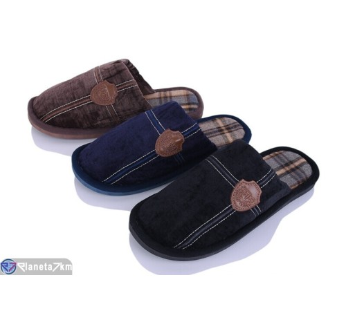 Тапки чоловічі на весну/осінь (12 пар р.41-46) мікс  "Lexi"