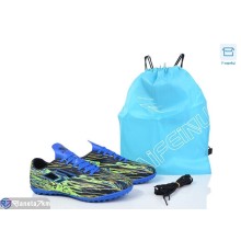 Футбольне взуття чоловіче на весну/осінь (8 пар р.40-45) чорний  "Kamila"