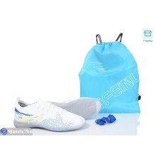 Футбольне взуття чоловіче на весну/осінь (8 пар р.40-45) білий  "Kamila"