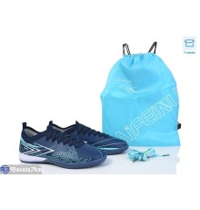 Футбольне взуття чоловіче на весну/осінь (8 пар р.40-45) синій  "Kamila"