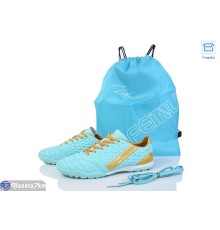 Футбольне взуття чоловіче на весну/осінь (8 пар р.40-45) блакитний  "Kamila"