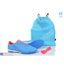 Футбольне взуття чоловіче на весну/осінь (8 пар р.40-45) блакитний  "Kamila"