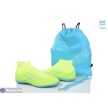 Футбольне взуття чоловіче на весну/осінь (8 пар р.40-45) жовтий  "Kamila"