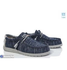 Туфлі чоловічі на весну/осінь (10 пар р.41-46) синій  "Kamila"