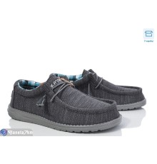 Туфлі чоловічі на весну/осінь (10 пар р.41-46) сірий  "Kamila"